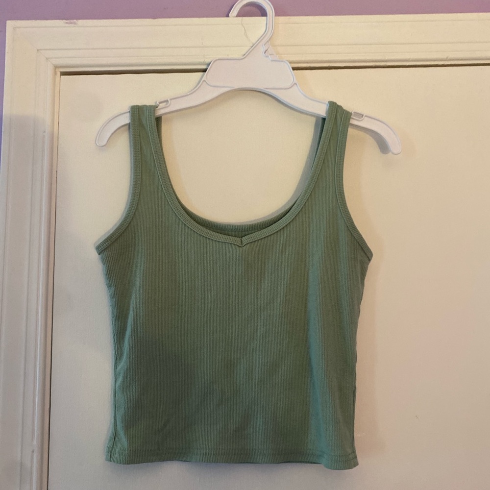 Women's Green Tank Top